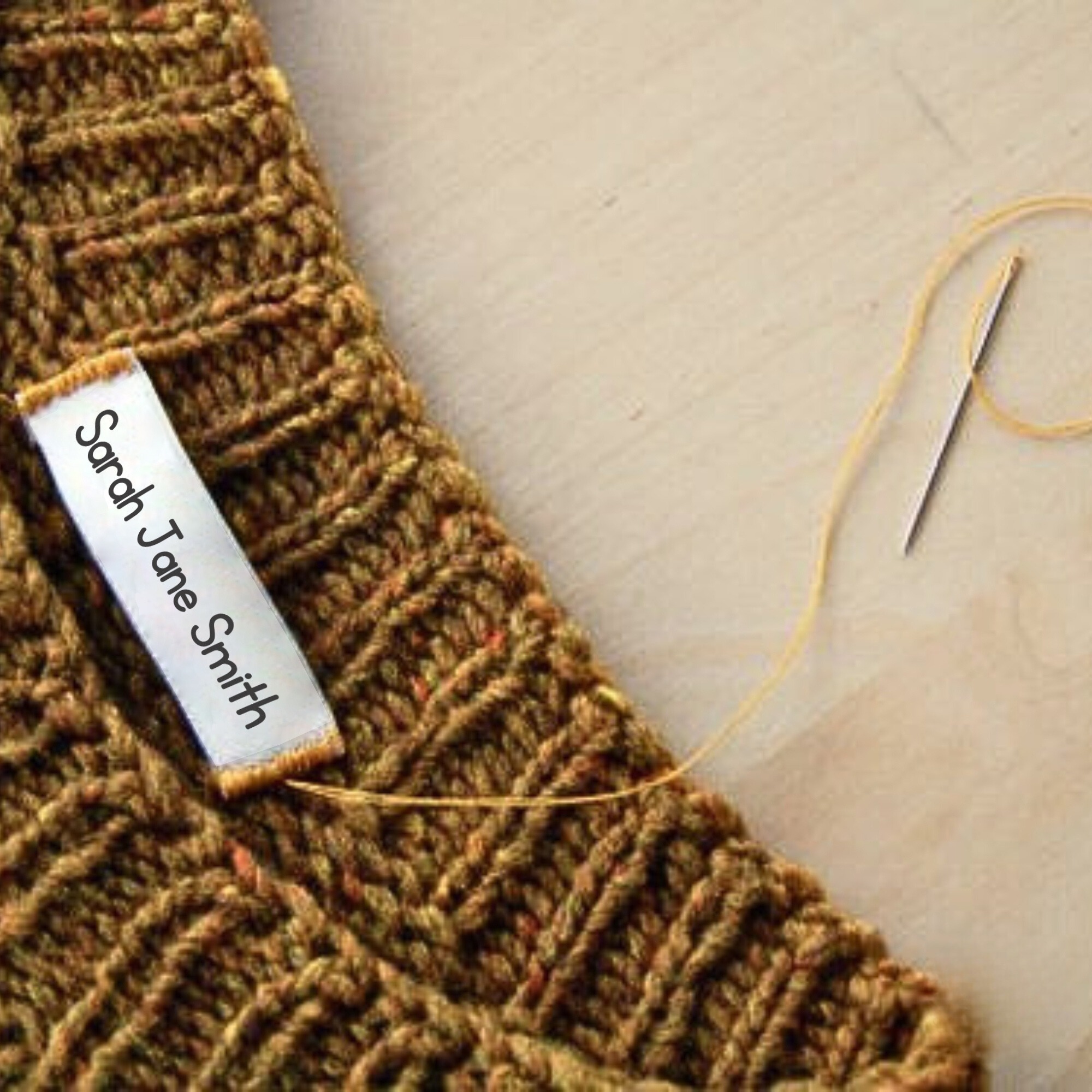 SEW ON CLOTHING LABELS