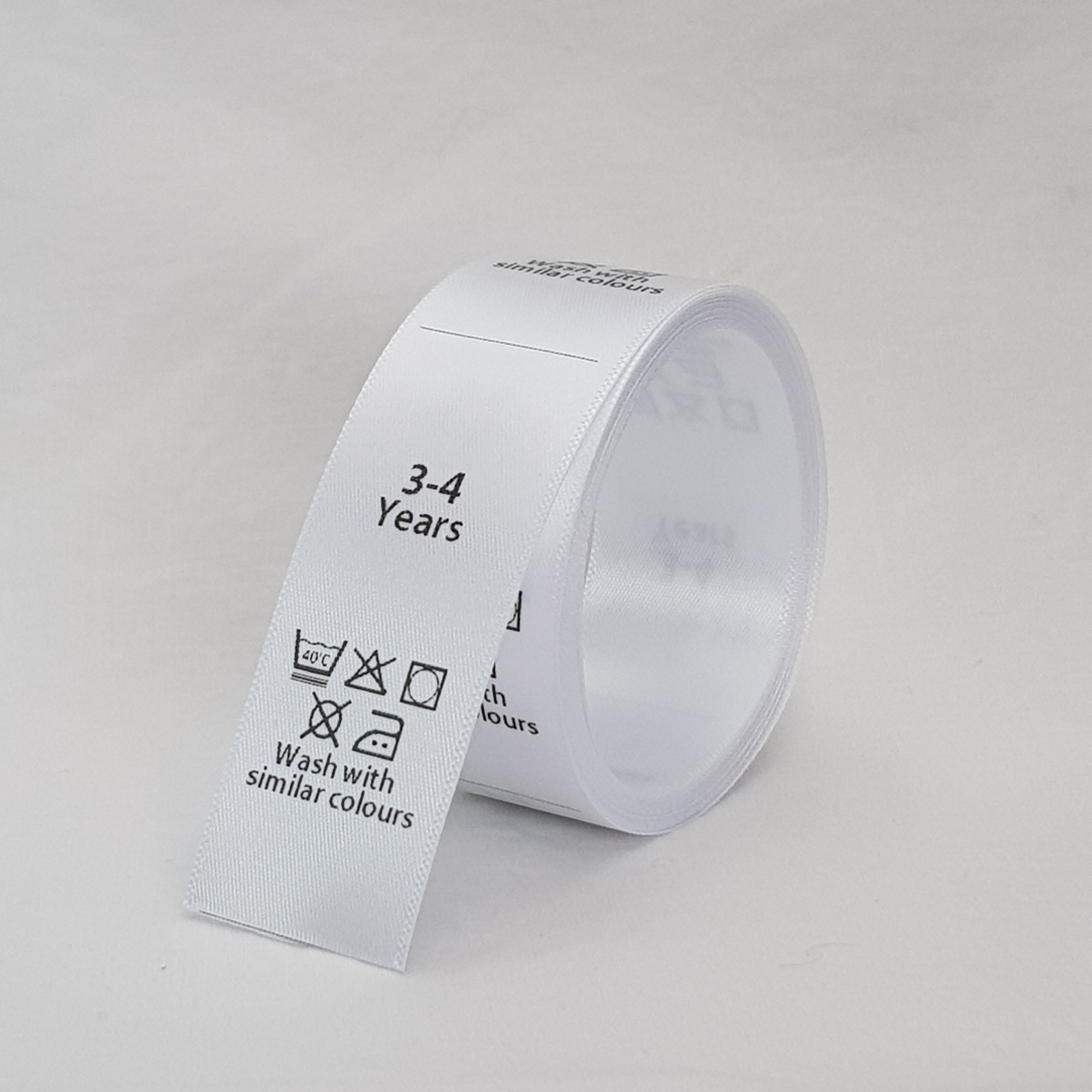 CUSTOM PRINTED SATIN LABEL 25MM - Image 2